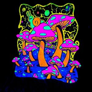 Trippy Mushroom Alien T-Shirt